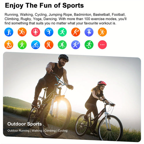 ActivePulse Pro: 100+ Mode Fitness & Health Smartwatch